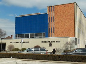 City Hall shown in a February 2013 file photo. (Tyler Brownbridge / The Windsor Star)