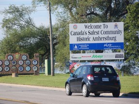 Amherstburg is the safest place to live in Canada for the third year in a row according to Stats Canada’s results in its 2012 crime severity index values for 297 police services policing communities with a population over 10,000. (Julie Kotsis/The Windsor Star)