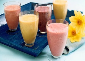 A protein shake or smoothie is what you need after a workout. Eat carbs to fuel you up before you start to exercise.