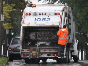 If local councils agree to a proposal to pick up garbage twice monthly, they'll need to collect recyclables every week.  (DAN JANISSE / The Windsor Star)