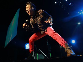 Arnel Pineda of the band Journey performs at the Colosseum at Caesars Windsor, Wednesday, July 24, 2013.  (DAX MELMER/The Windsor Star)
