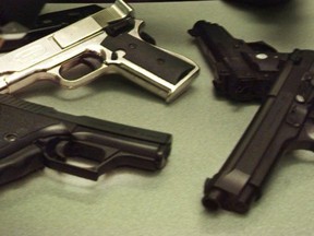 A variety of pellet guns are shown in this undated file photo. (PNG Archive)