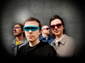 Weezer is Scott Shriner, left, Rivers Cuomo, Patrick Wilson and Brian Bell.
