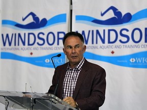 WFCU President and CEO Marty Komsa during official announcement of the Windsor International Aquatic and Training Centre Presented by Windsor Family Credit Union Thursday August 8, 2013. (NICK BRANCACCIO/The Windsor Star)