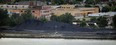 Exposed petcoke piles dotted the Detroit shoreline in summer of 2013.  (NICK BRANCACCIO/The Windsor Star)