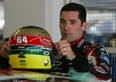 Max Papis adjusts his helmet during practice for the NASCAR Nationwide Series Corona Mexico 200 at Autodromo Hermanos Rodriguez on April 18, 2008 in Mexico City, Mexico.  (Photo by Jeff Gross/Getty Images)