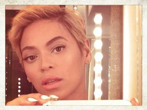 Pop superstar Beyonce caused an uproar on social media when she posted photos of her new pixie 'do on her Instagram account (Instagram)