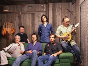 Shown in this 2003 files photo are Blue Rodeo members  Greg Keelor, left, Bazil Donovan, Jim Cuddy, Glenn Milchem, Bob Egan and James Gray. Gray died from a heart attack on Monday, Aug. 5, 2013, at the age of 52. (Windsor Star files)