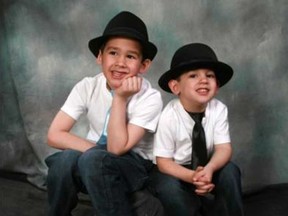 Brothers Noah Barthe, 5, and Connor Barthe, 7, were apparently strangled by a python as they slept in an apartment above a pet store. (Facebook photo)