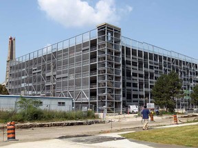 The new parking garage at the University of Windsor is seen in Windsor on Tuesday, August 20, 2013. The garage will not be opening before school returns in September.       (TYLER BROWNBRIDGE/The Windsor Star)