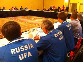 ICG delegates at Caesars Windsor on August 15, 2013. (TwitPic: Doug Schmidt/The Windsor Star)