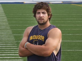 University of Windsor's Nate O'Halloran switched to running back this year. (DAN JANISSE/The Windsor Star)