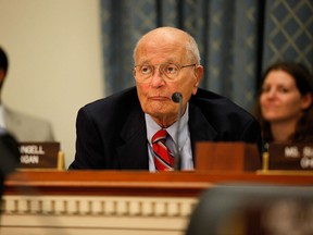 House Energy and Commerce Committee members Rep. John Dingell (D-MI) delivers an opening statement during a Commerce, Trade, and Consumer Protection Subcommittee hearing about "The Motor Vehicle Safety Act." May 6, 2010 in Washington, DC. (Chip Somodevilla/Getty Images)