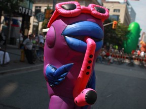 Balloons of many sizes and talents will be out this weekend at the third annual Balloonapalooza in downtown Windsor. (DAX MELMER / Windsor Star files)