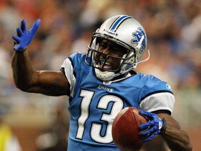 Wide receiver Nate Burleson is one of three Canadians on the Detroit Lions' roster. (Windsor Star files)