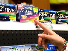 Talk to your doctor or pharmacist to determine which brand of antihistamine is best for your allergies. (Postmedia News files)