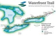 Map of the Waterfront trail.