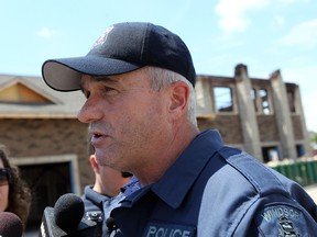 Windsor police Det. Glenn Gervais said social media and old-fashioned police work helped catch three young males alleged to have started a fire in South Windsor. (TYLER BROWNBRIDGE/The Windsor Star)