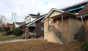 Boarded-up homes in the Indian Road area are pictured in West Windsor, Ont. on Tuesday, November 6, 2012.                (TYLER BROWNBRIDGE / The Windsor Star)