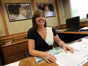 Erin Kelly is photographed in her new office at the public school board offices in Windsor on Thursday, August 29, 2013. Kelly is the new director of the Greater Essex District School Board.         (TYLER BROWNBRIDGE/The Windsor Star)
