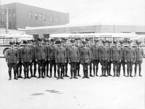 Collectors with the Windsor Detroit Tunnel are pictured on Oct. 31, 1930. (FILES/The Windsor Star)