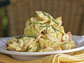 See this potato salad? It's not mine, but I forgot to take a picture.