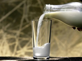 Pouring a tall, cool glass of milk for healthy bones and better blood pressure has been the "good nutrition" rule for decades. (AFP/Getty Images files)