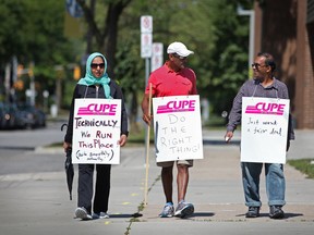 CUPE Local 1393 and the University of Windsor broke off talks early morning, Saturday, Sept. 28.  The 282 skilled trades and professional staff at the university went on strike Sept. 8.  (DAX MELMER/The Windsor Star)