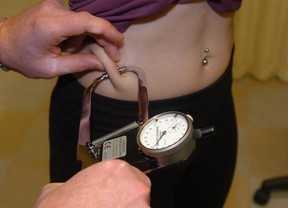 Belly fat is measured. (Postmedia News files)