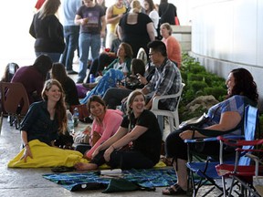 Fans of the band Killers wait in line outside of Caesars Windsor in Windsor on Friday, Sept. 6, 2013. The earliest arrived at 4 a.m. in order to secure a spot in front for the general admission show.  (TYLER BROWNBRIDGE/The Windsor Star)