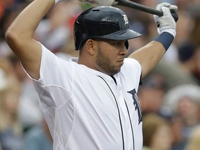 Detroit's Jhonny Peralta prepares to bat during the second inning against the Chicago White Sox. (AP Photo/Carlos Osorio, File)