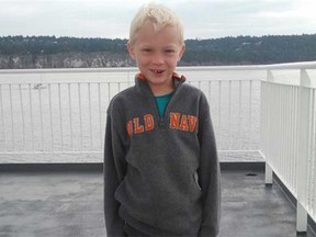 Grade 2 student Thomas Wedman on a recent family trip to Tofino, B.C. The St. Albert boy would have turned seven on Oct. 14. He was struck and killed by a school bus while walking to school on Friday, September 27. (Handout)