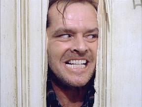 Jack Nicholson in The Shining. (Handout photo)