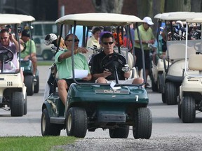 In this file photo, golfers head out to play during the 15th annual Joe Hogan Memorial Golf tournament Thursday, Sept  12, 2012, at the Roseland Golf Course in Windsor, Ont. Over 400 golfers participated in the tournament that was also held at Sutton Creek and Fox Glen. The money from the event will be donated to the Windsor and Essex County Cancer Care Foundation, the Windsor Spitfires Foundation and the Joe Hogan Memorial Fund. (DAN JANISSE/The Windsor Star)