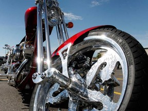 File photo of a motorcycle which was used in a charity poker run. (Windsor Star files)