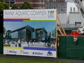 File photo of the construction at the Windsor International Aquatic and Training Centre, June 4, 2012, which involved EllisDon, the London-based contractor that built Windsor’s downtown aquatic complex with DeAngelis Construction. (NICK BRANCACCIO/The Windsor Star)