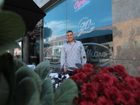 Joe Fallea, owner of  Il Gabbiano Ristorante on Erie Street in Windsor, Ont., is shown on Wednesday, Sept. 25, 2013.  Via Italia business owners are offering a discount program aimed at 55+ customers.    (JASON KRYK/The Windsor Star)