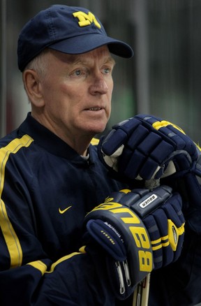 Head coach Red Berenson of the Michigan Wolverines won his 800th NCAA game earlier this season.