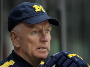 Head coach Red Berenson of the Michigan Wolverines won his 800th NCAA game earlier this season.