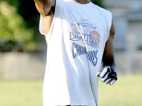 AKO's Jeremiah Hamilton lives in London but plays football in Windsor. (Photo courtesy of the Chatham Daily News)