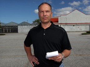 Rocco Tullio has big plans for the former site of The Home Depot near Devonshire Mall, September 24, 2013.  Following extensive renovations, as many as five storefronts plus a pad for a restaurant are planned.  See story by Dave Hall. (NICK BRANCACCIO/The Windsor Star)