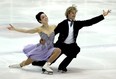 Charlie White, right, and Meryl Davis compete in the short dance program during the US International Figure Skating Classic at the Salt Lake City Sports Complex in Salt Lake City, Utah.  (Photo by Matthew Stockman/Getty Images)