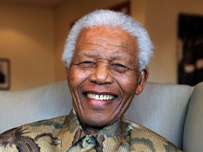 Former South Africa's President Nelson Mandela on  August 25, 2010. (Getty Images files/Nelson Madela foundation)