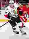 Former Sens captain Daniel Alfredsson skates against the Detroit Red Wings at Joe Louis Arena in 2011. Alfredsson wants to win a Cup with the Red Wings before his career is over. (Photo by Gregory Shamus/Getty Images)