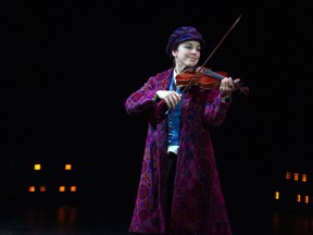 Windsor native Anna Atkinson is the fiddler in the Stratford production of Fiddler on the Roof.