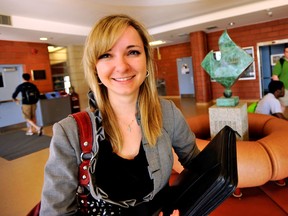 Emilie Cushman, shown in this March 2012 photo, has come a long way since graduating from Odette School of Business. She’s now CEO and co-founder of Kira Talent, which produces video interviewing technology. (Cynthia Radford / For The Windsor Star)