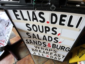 Elias Deli is now Riverside Elias, which will open in early October. (TYLER BROWNBRIDGE / Windsor Star files)