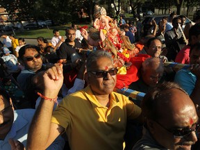 Windsor s Hindu community celebrates the Ganesh Festival on the riverfront at McKee Park in Windsor on Wednesday, September 18, 2013.               (TYLER BROWNBRIDGE/The Windsor Star)