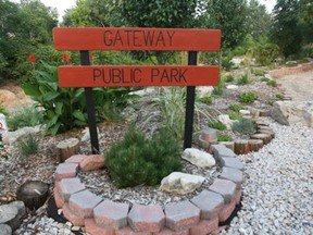 Aug. 8, 2007. The entrance to the Gateway Public Park. The somewhat hidden strip of land near Riverside and Cameron is maintained by a handful of volunteers. (The Windsor Star-Dan Janisse)