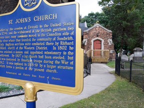 Exterior of St. John's Anglican Church in west Windsor. (Windsor Star files)